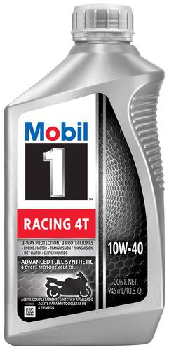 Mobil 1 Racing 4T 10W-40 Motorcycle Oil