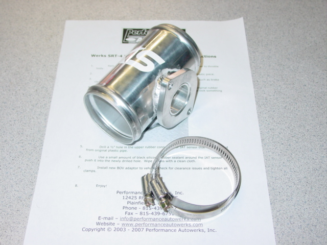 Werks SRT-4 True Fit BOV Pipe