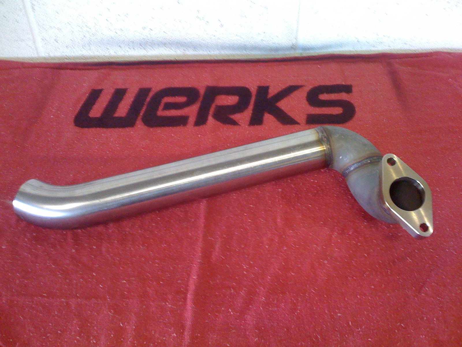 WERKSracing 2.0T wastegate dump tube