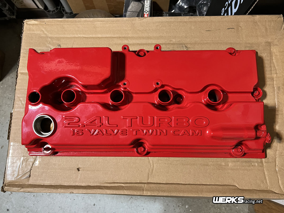 Neon SRT-4 powdercoated valve cover Gloss Red