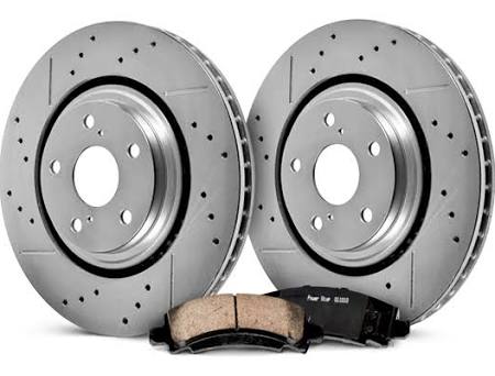 PowerStop® - 1-Click Front Brake Kit - Cadillac ATS