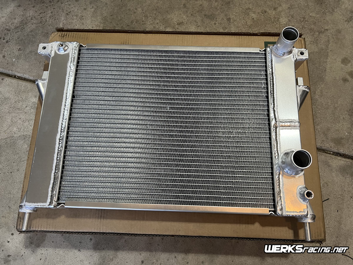 WERKSracing Dual Pass Aluminum Kappa V8 Radiator