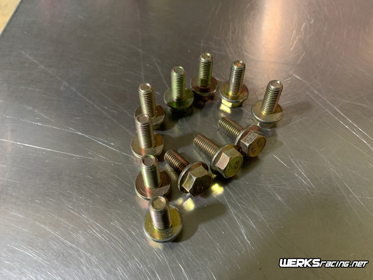 WERKSracing T850 End Plate 10.9 Bolt Kit