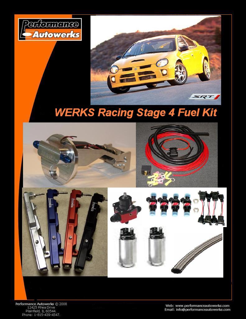 WERKS Racing SRT-4 Stage 4 Fuel System, Performance Autowerks