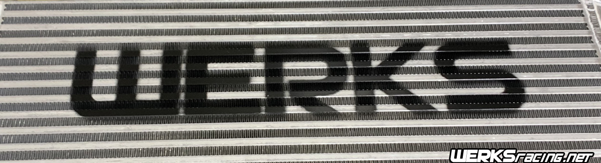 WERKS metal intercooler stencil